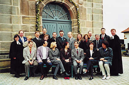 Anwesende Silberne Konfirmanden und Konfirmandinnen 